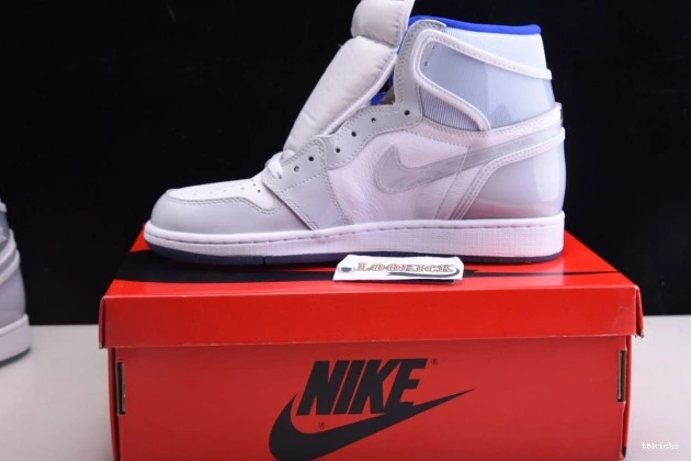 Cheap TB Air Zoom Jordan CK6637-104 Racer Retro 1 High White Blue 0825